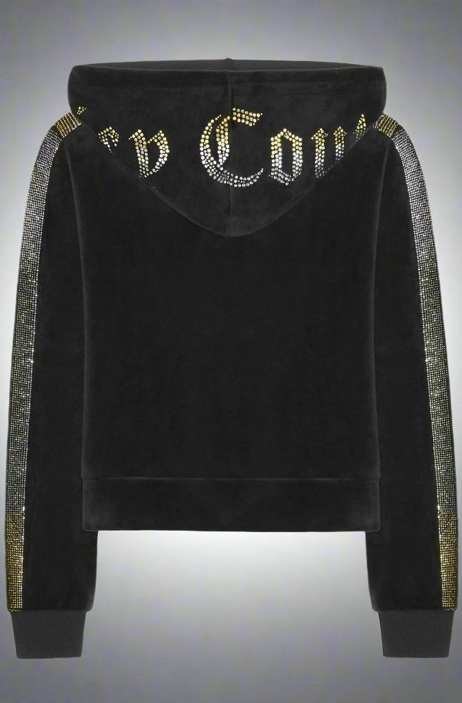 Juicy Couture Anniversary Long Sleeved Velour Hoodie Hoodie by Juicy Couture as seen on celebrities