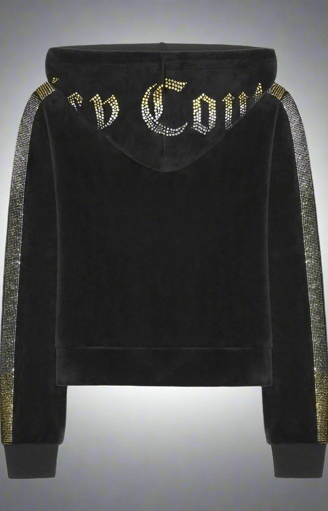 Juicy Couture Anniversary Long Sleeved Velour Hoodie Hoodie by Juicy Couture as seen on celebrities