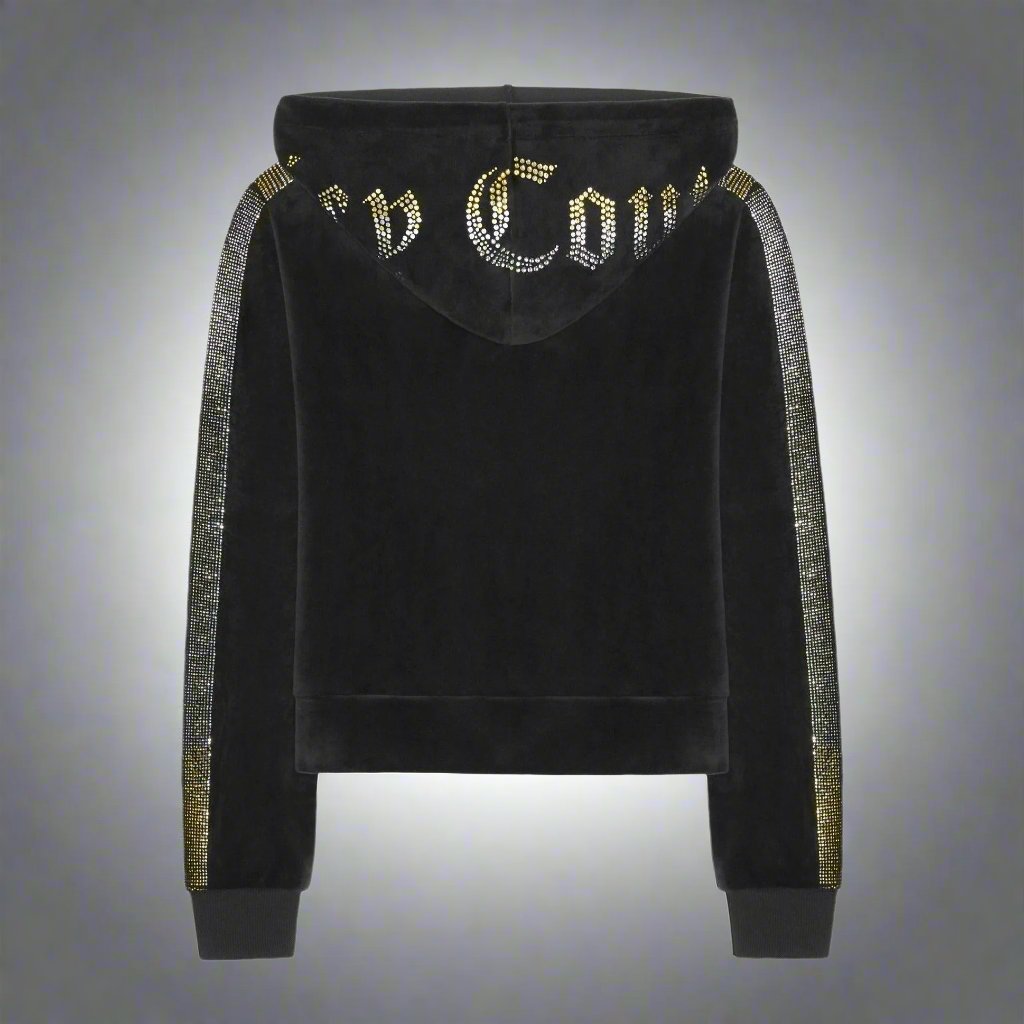Juicy Couture Anniversary Long Sleeved Velour Hoodie Hoodie by Juicy Couture as seen on celebrities
