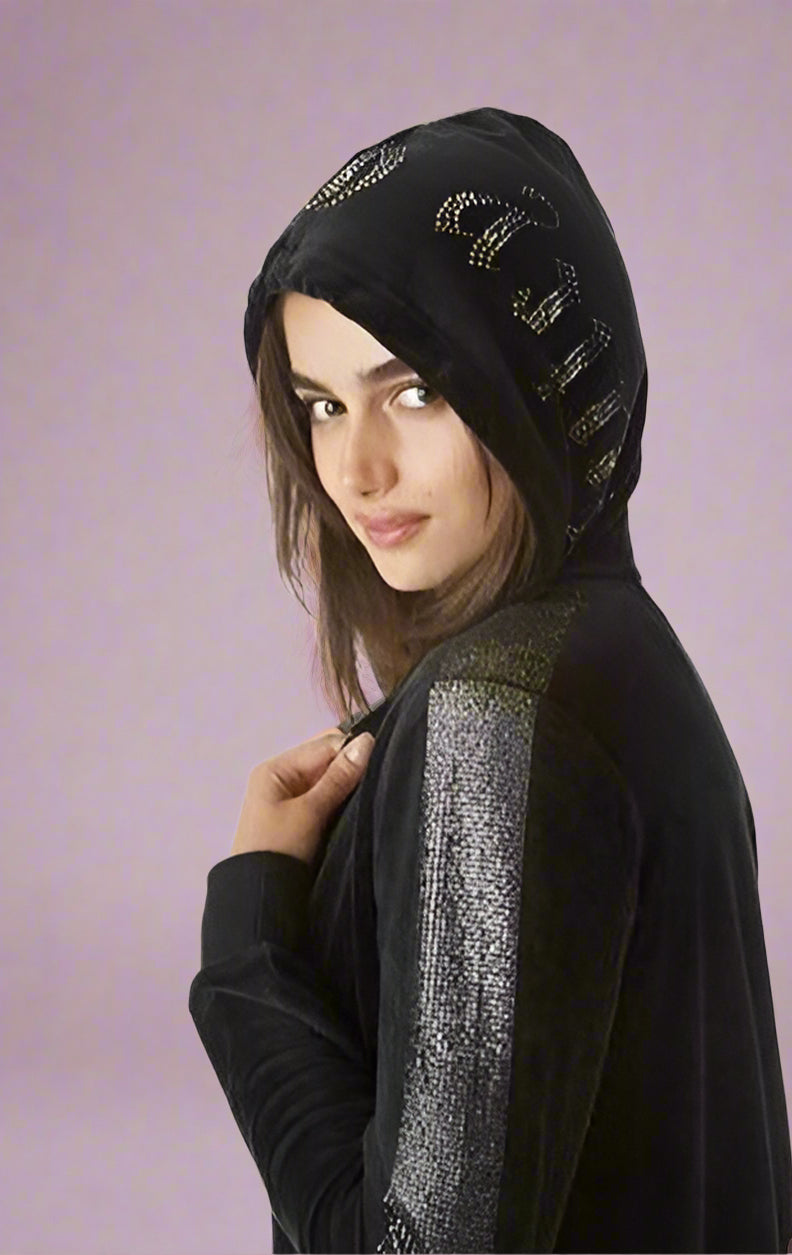 Juicy Couture Anniversary Long Sleeved Velour Hoodie Hoodie by Juicy Couture as seen on celebrities