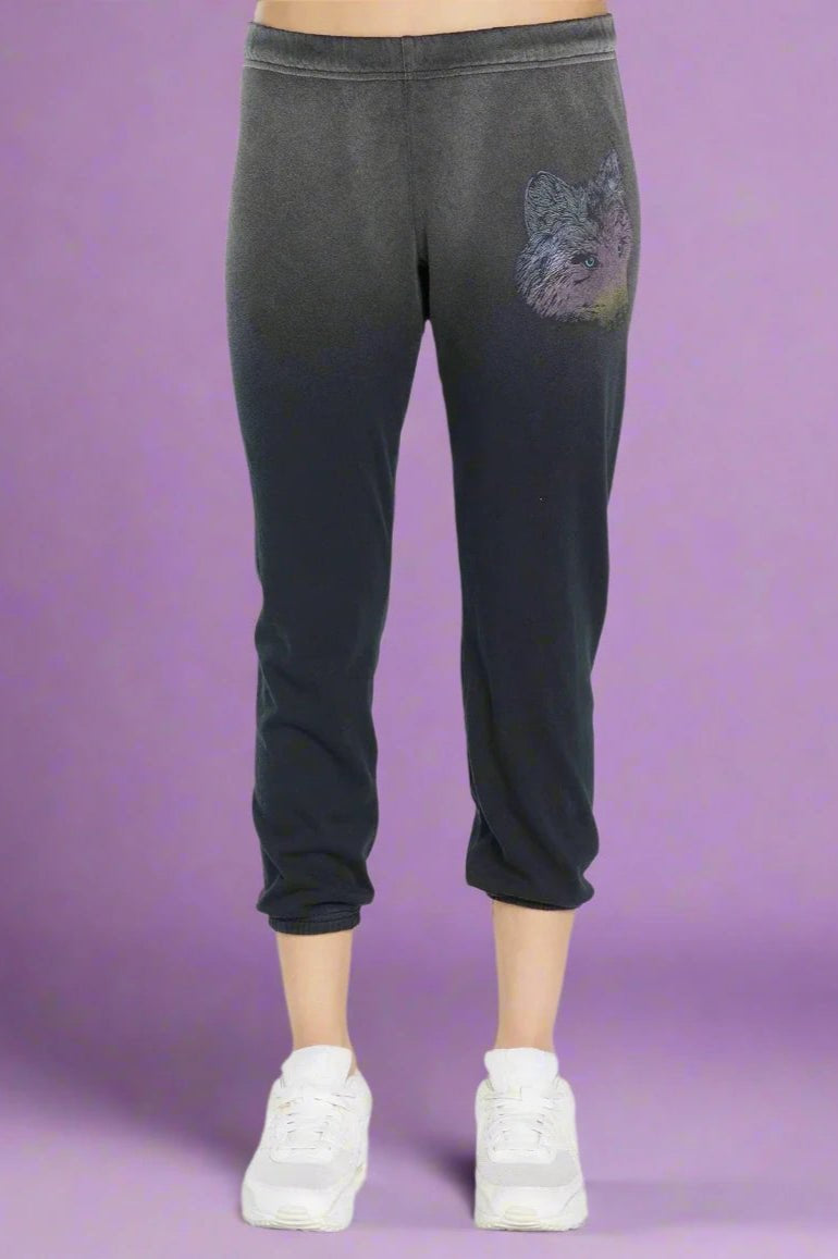 Shop Lauren Moshi Lauren Moshi Alana Wild Wolf Sweatpants Jogging Pants for women – premium loungewear and festival fashion at Spoiled Brat