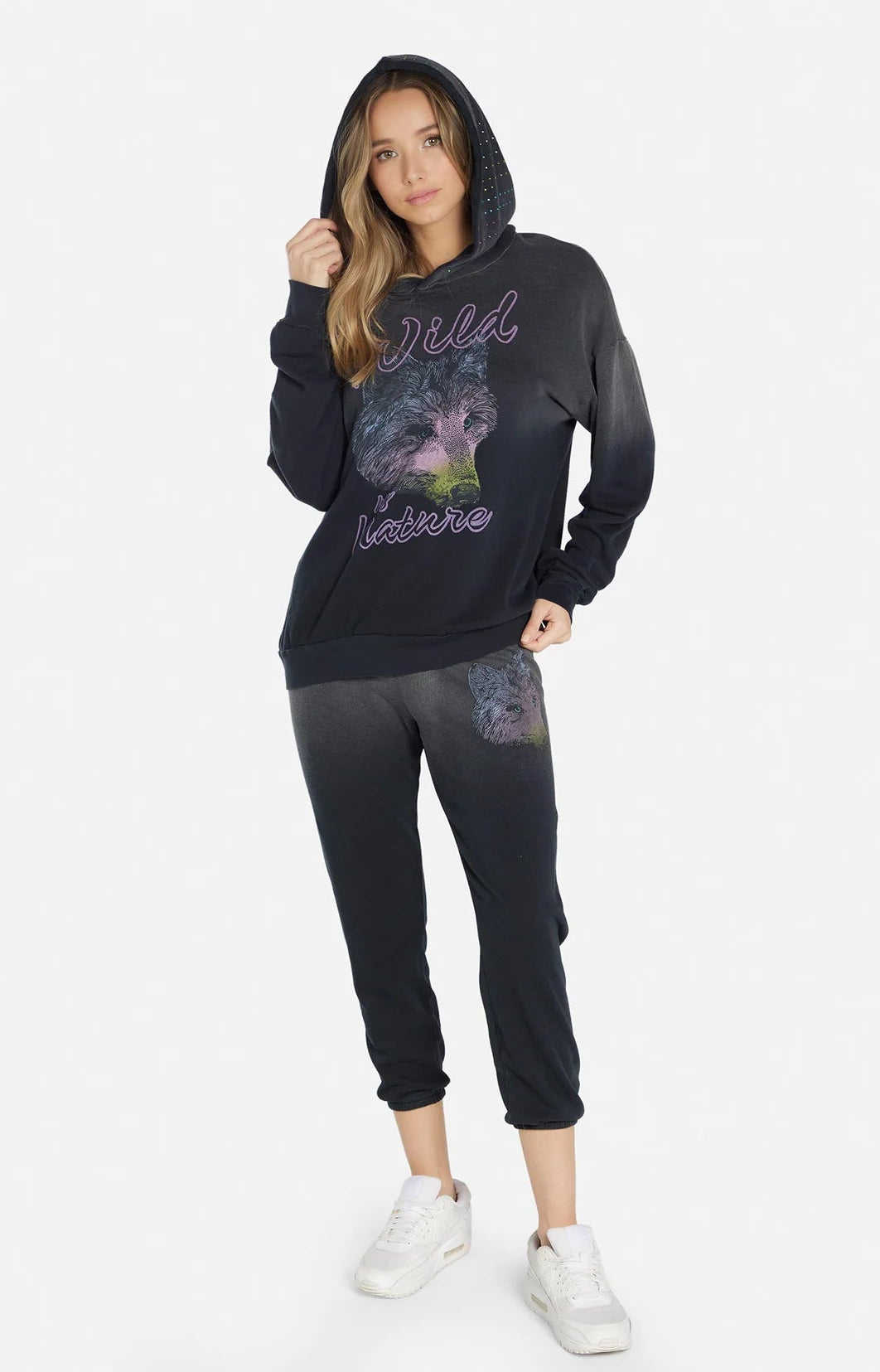 Lauren Moshi Alana Wild Wolf Sweatpants Jogging Pants by Lauren Moshi as seen on celebrities