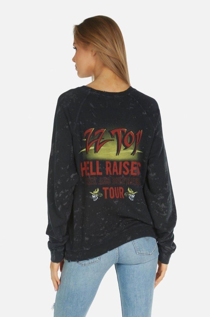 Lauren Moshi Anela ZZ Top Band Sweater Sweater by Lauren Moshi as seen on celebrities