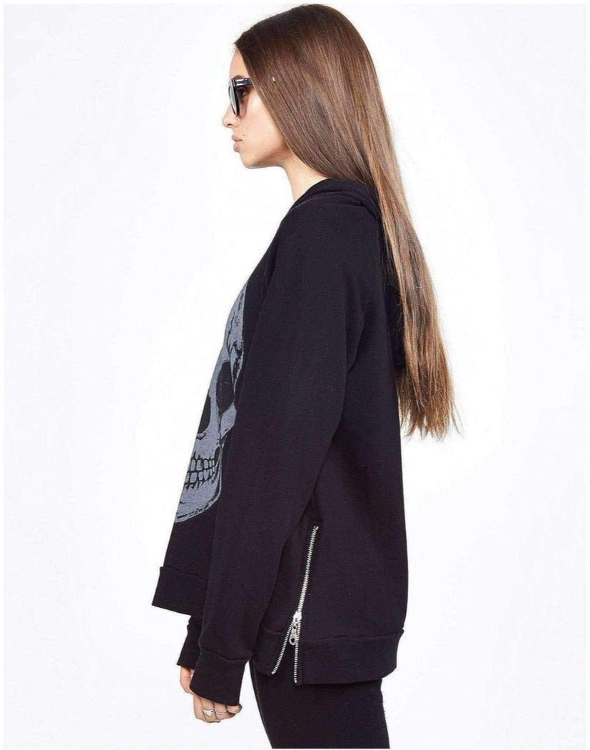 Lauren Moshi Corbin Heart Eye Skull Pullover - Spoiled Brat