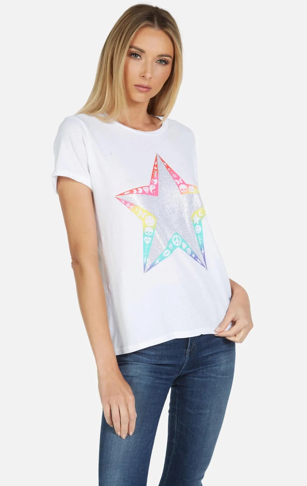 Lauren Moshi Edda Elements Star T-Shirt T-Shirt by Lauren Moshi as seen on celebrities