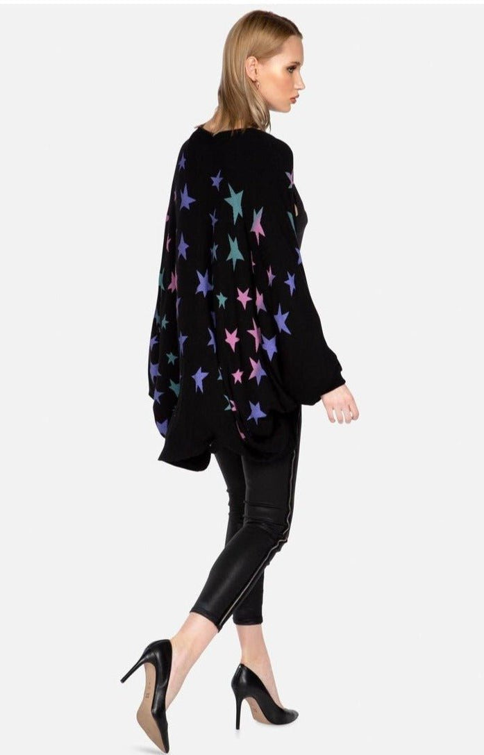Lauren Moshi Isla Ombre Stars Wrap Cardigan Wrap Cardigan by Lauren Moshi as seen on celebrities