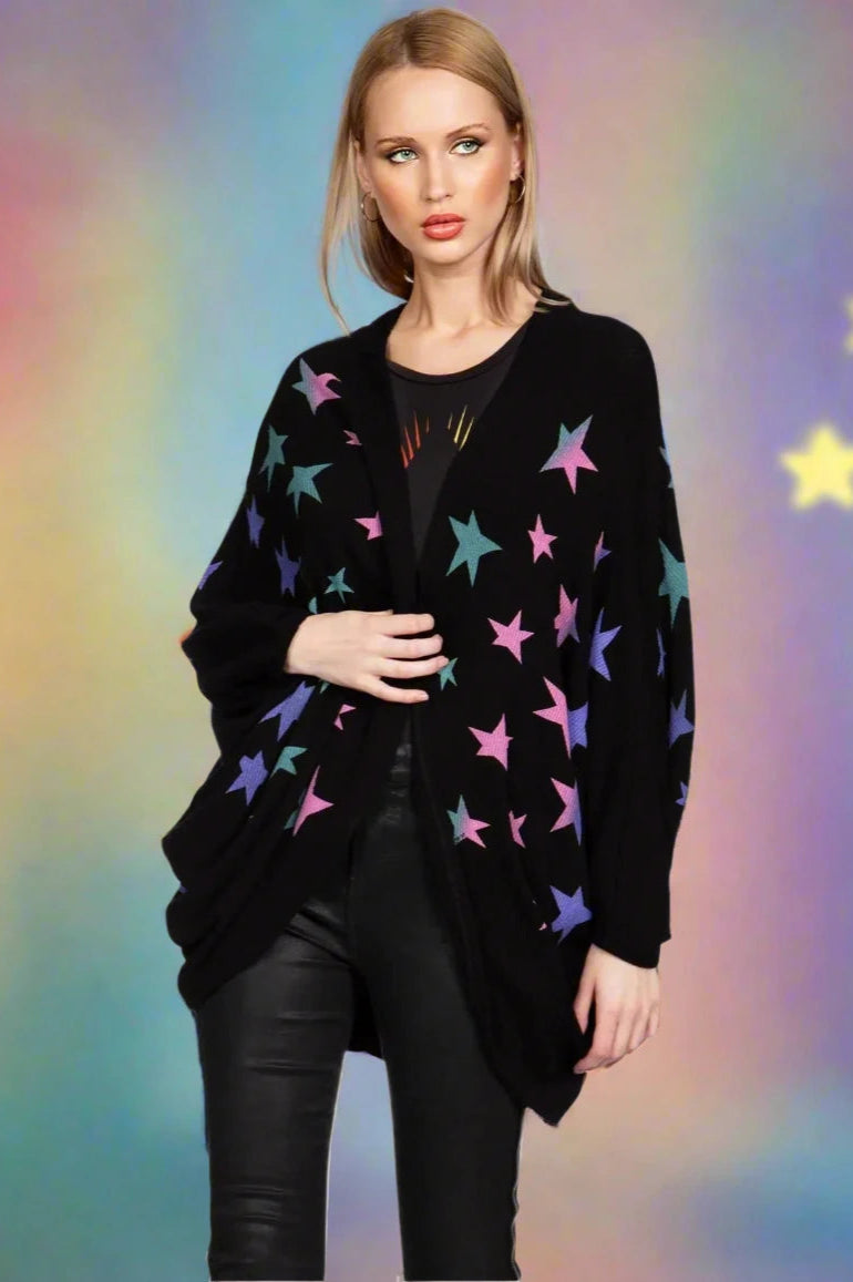 Lauren Moshi Isla Ombre Stars Wrap Cardigan Wrap Cardigan by Lauren Moshi as seen on celebrities