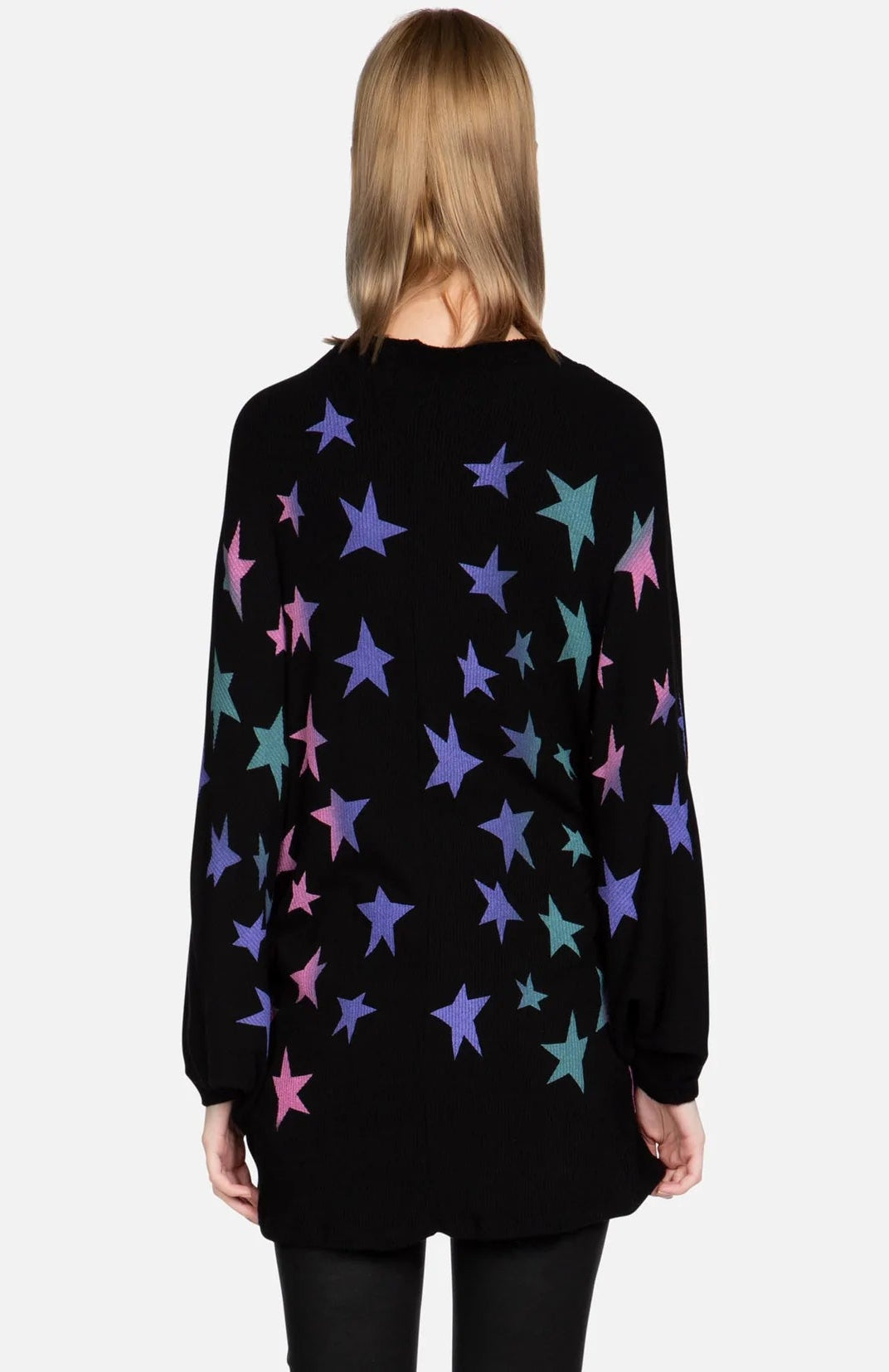 Lauren Moshi Isla Ombre Stars Wrap Cardigan Wrap Cardigan by Lauren Moshi as seen on celebrities
