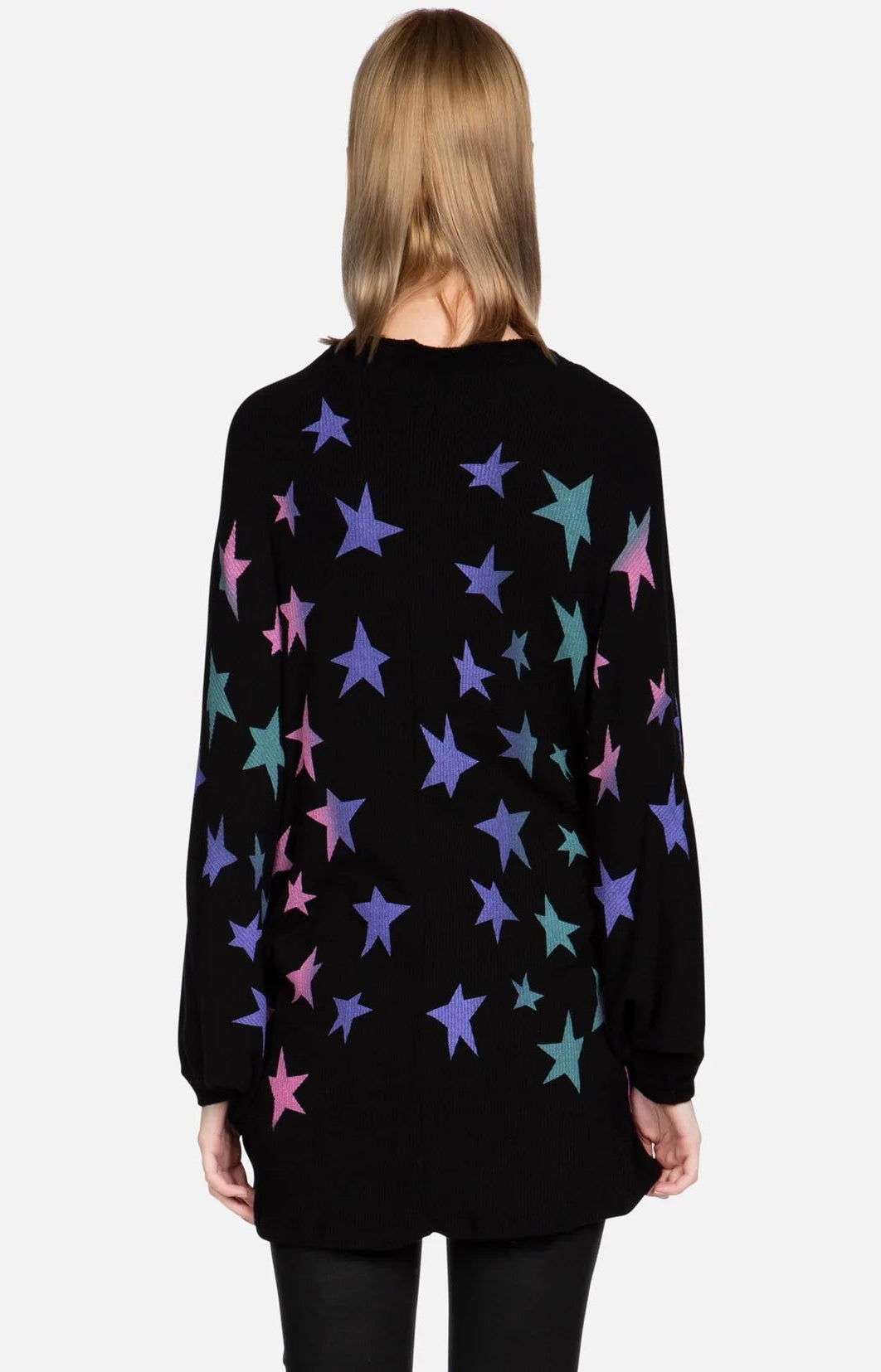 Lauren Moshi Isla Ombre Stars Wrap Cardigan Wrap Cardigan by Lauren Moshi as seen on celebrities