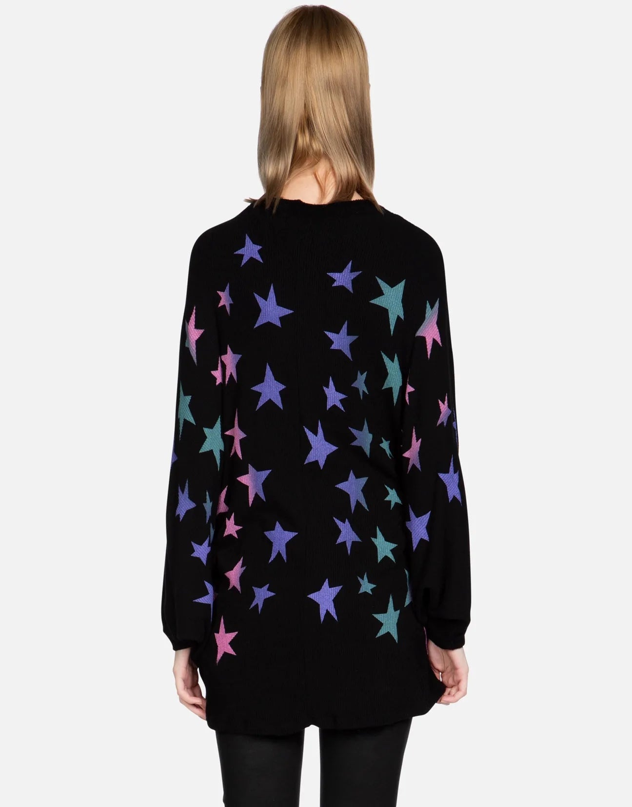 Lauren Moshi Isla Ombre Stars Wrap Cardigan Wrap Cardigan by Lauren Moshi as seen on celebrities