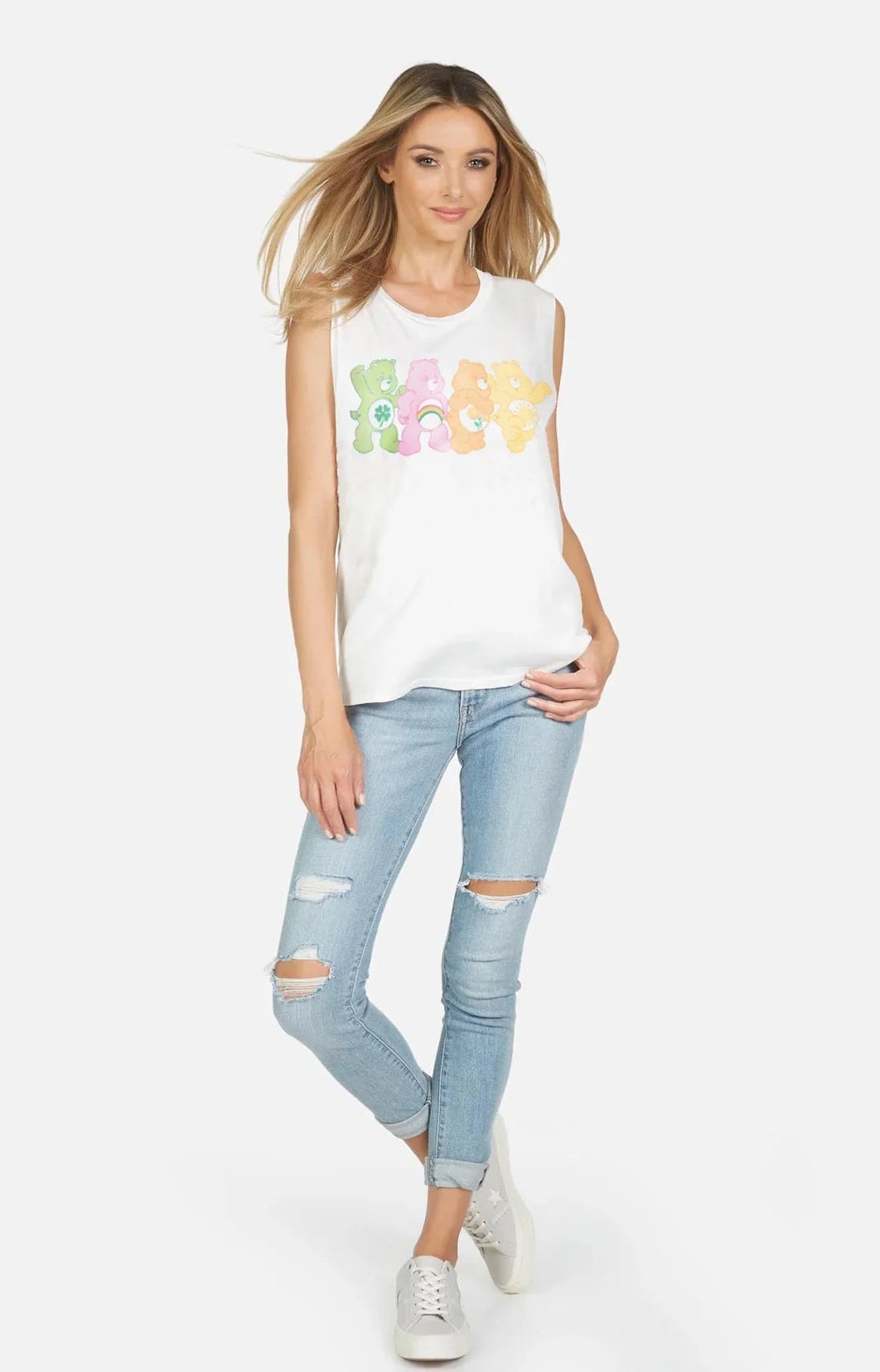 Lauren Moshi Kel X Care Bears Tank Top T-Shirt by Lauren Moshi as seen on celebrities