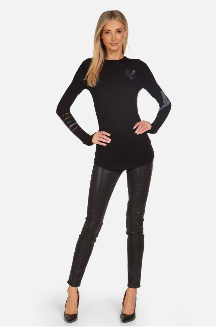 Lauren Moshi McKinley Rays of Love Thermal Top Long Sleeved Top by Lauren Moshi as seen on celebrities