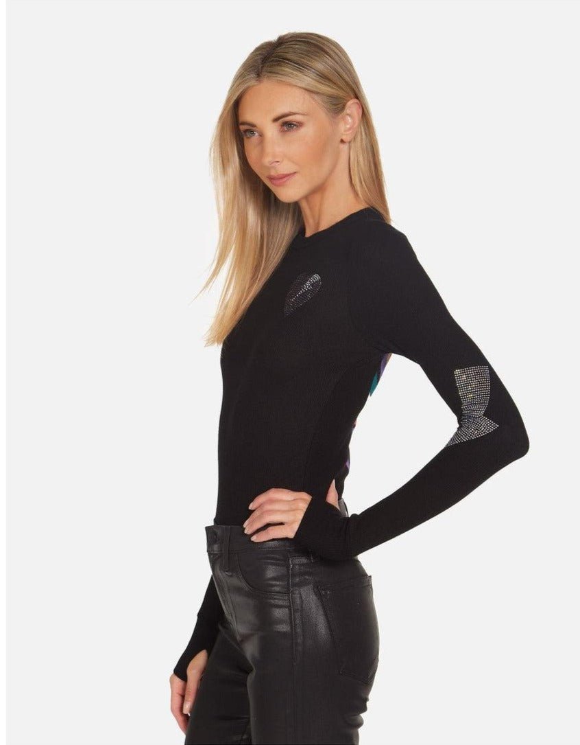 Lauren Moshi McKinley Rays of Love Thermal Top Long Sleeved Top by Lauren Moshi as seen on celebrities