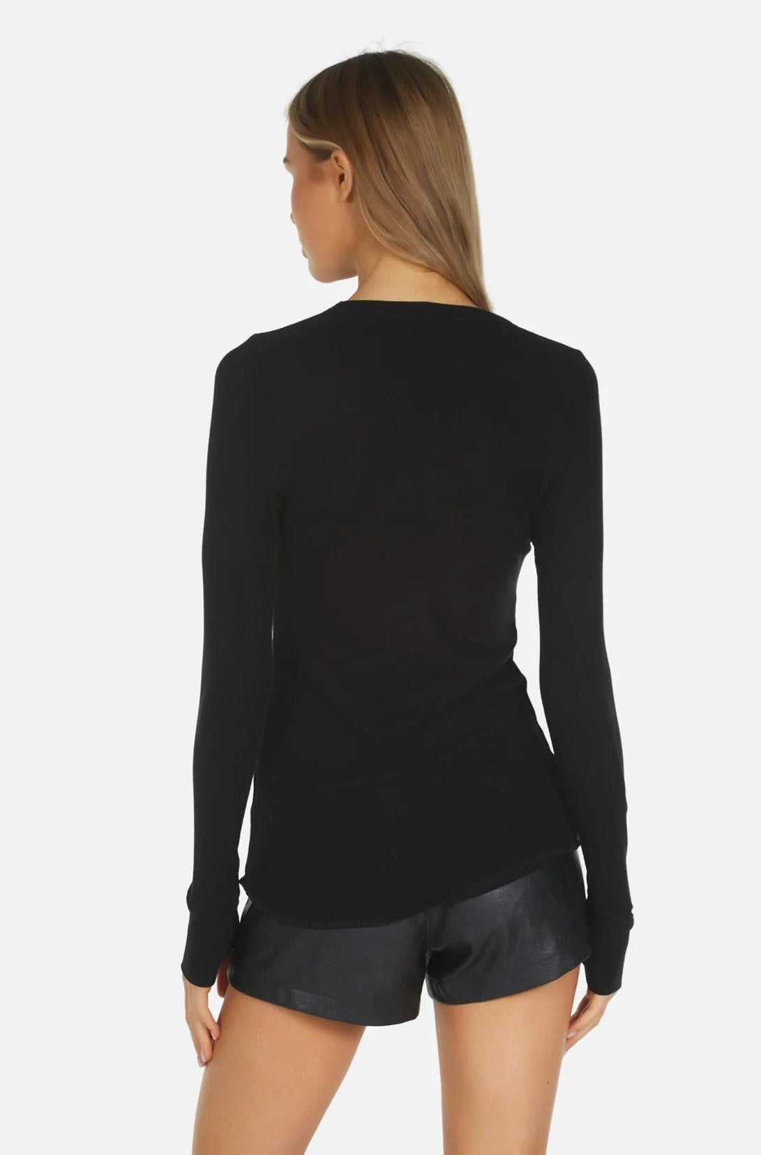 Lauren Moshi McKinley X Led Zeppelin Outline Thermal Top Long Sleeved Top by Lauren Moshi as seen on celebrities