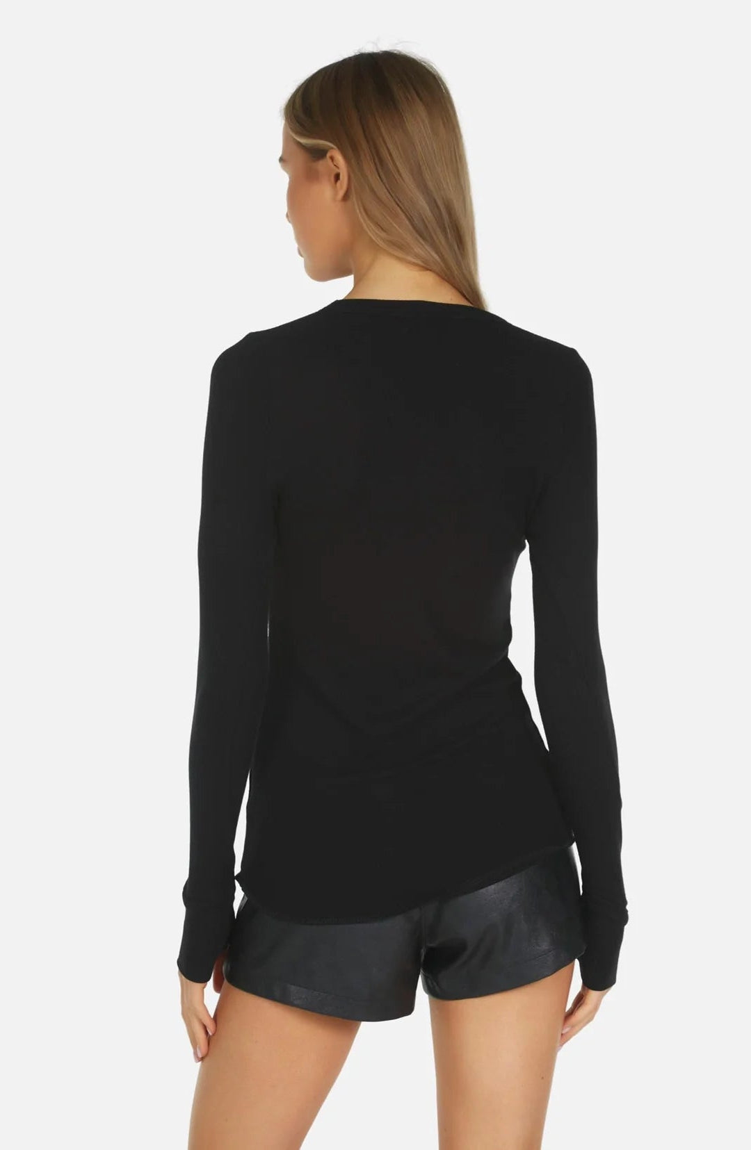 Lauren Moshi McKinley X Led Zeppelin Outline Thermal Top Long Sleeved Top by Lauren Moshi as seen on celebrities