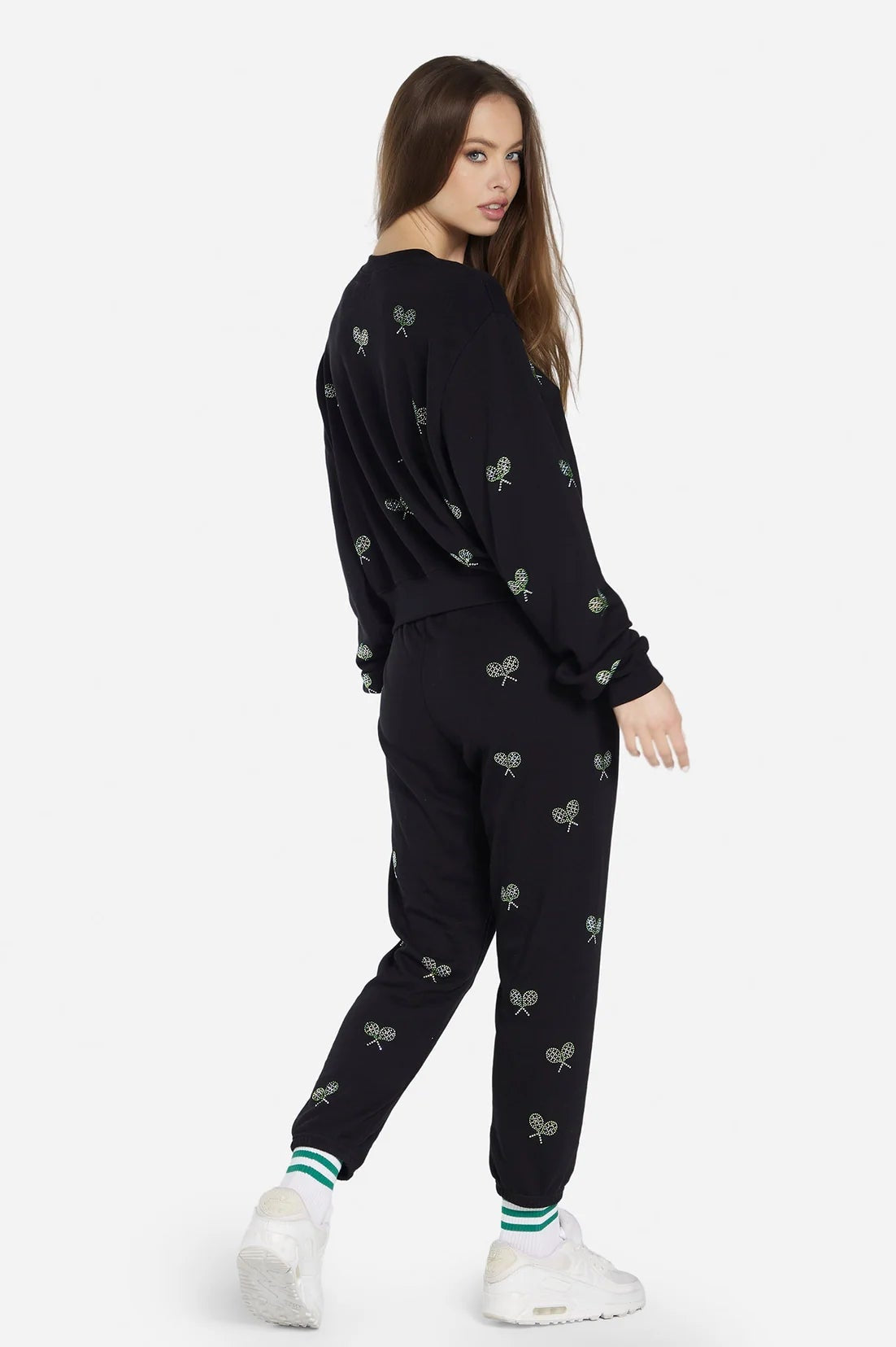 Shop Lauren Moshi Lauren Moshi Spalding Moshi Tennis Club Sweater Hoodie for women – premium loungewear and festival fashion at Spoiled Brat