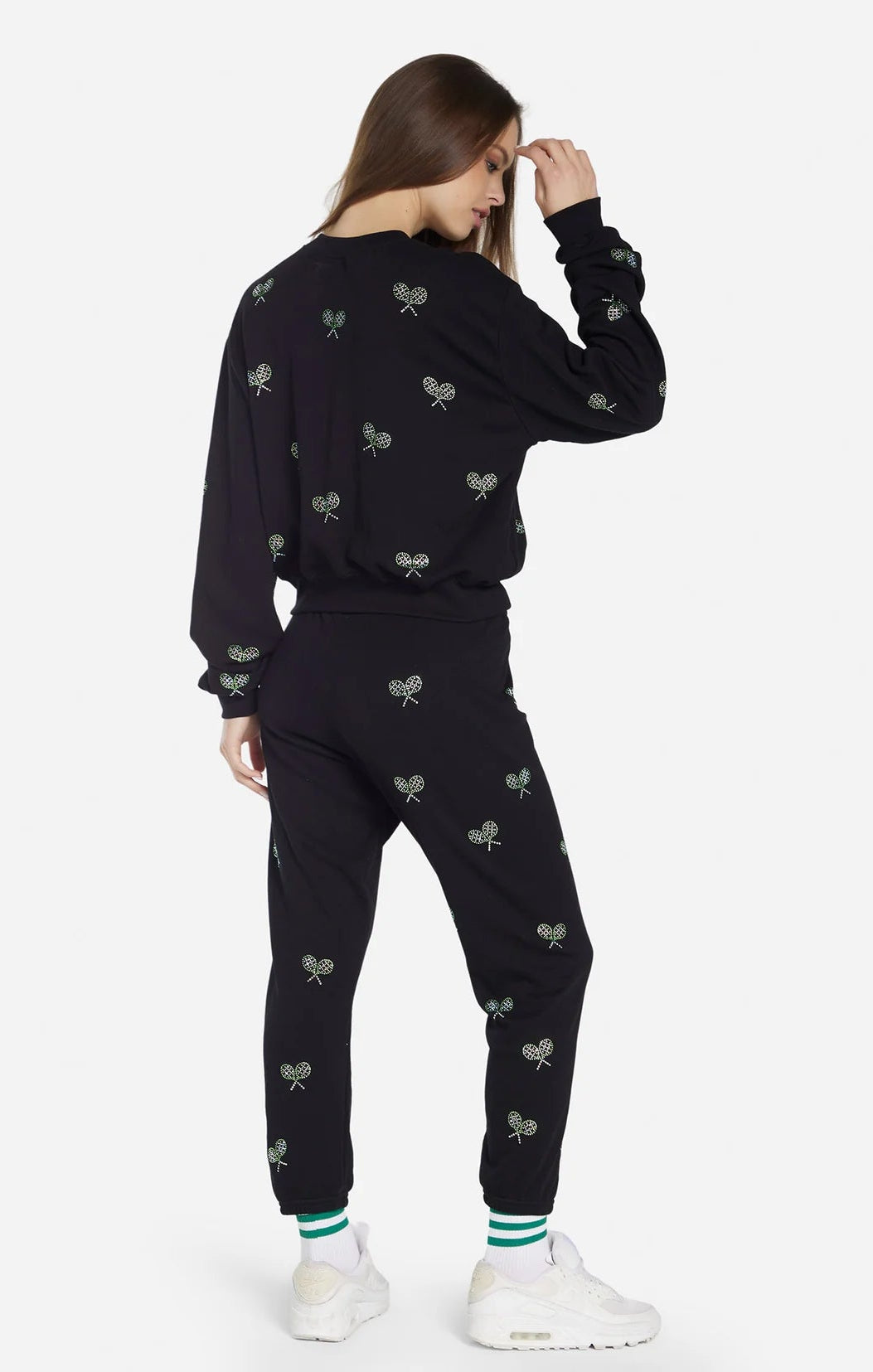 Lauren Moshi Spalding Moshi Tennis Club Sweater Hoodie by Lauren Moshi as seen on celebrities