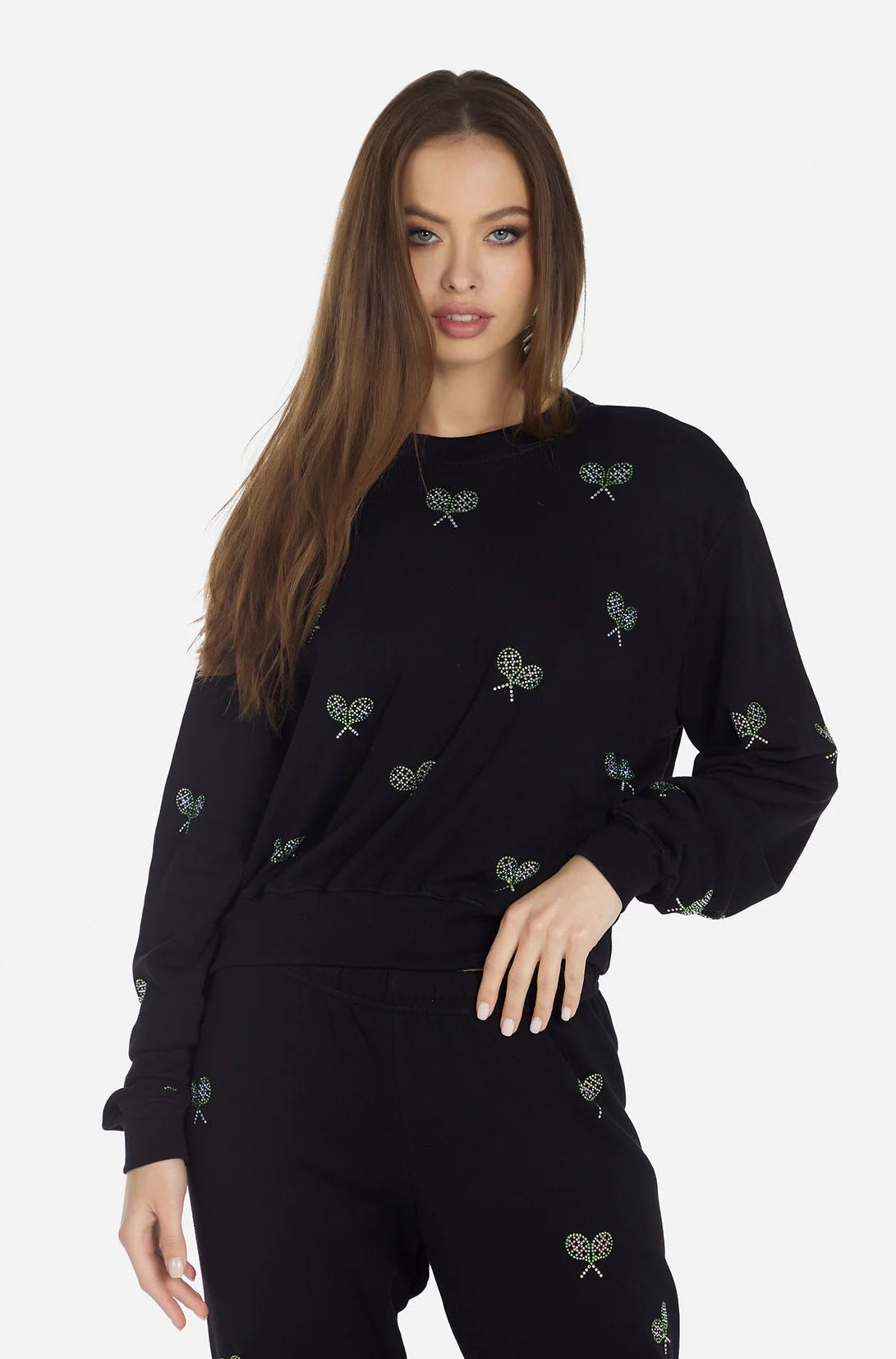 Shop Lauren Moshi Lauren Moshi Spalding Moshi Tennis Club Sweater Hoodie for women – premium loungewear and festival fashion at Spoiled Brat