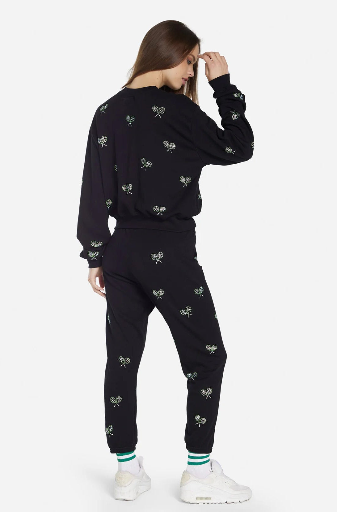 Shop Lauren Moshi Lauren Moshi Spalding Moshi Tennis Club Sweater Hoodie for women – premium loungewear and festival fashion at Spoiled Brat