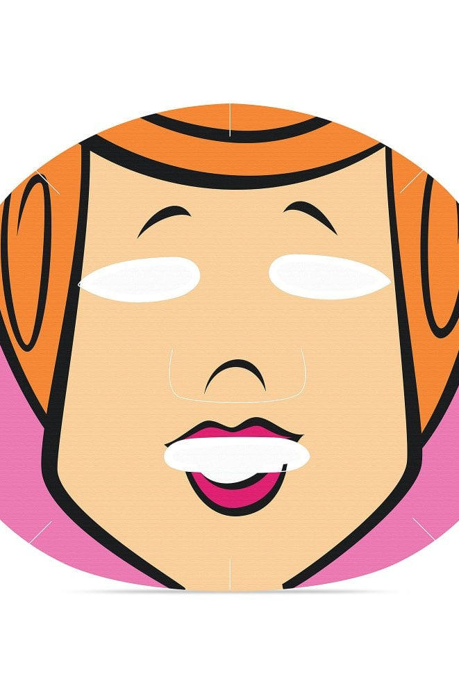 Shop Mad Beauty Mad Beauty Warner Brothers Flintstones Cosmetic Sheet Mask as seen on Karen Hauer Face Mask for women – premium loungewear and festival fashion at Spoiled Brat