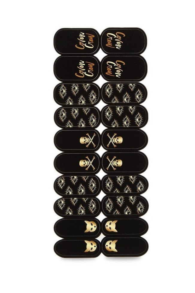 Mad Beauty x Disney Hocus Pocus Heat 2 X Nail Stickers Nail Polish by Mad Beauty as seen on celebrities