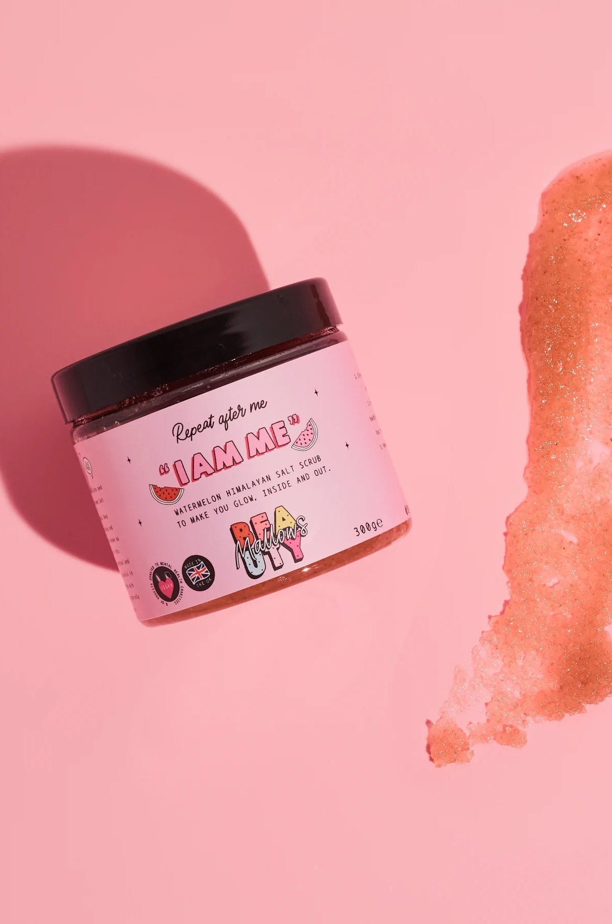 Mallows Beauty Watermelon Pink Himalayan Body Scrub Beauty Kit by Mallows Beauty as seen on celebrities