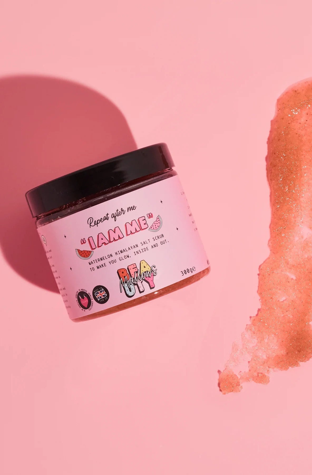 Mallows Beauty Watermelon Pink Himalayan Body Scrub Beauty Kit by Mallows Beauty as seen on celebrities