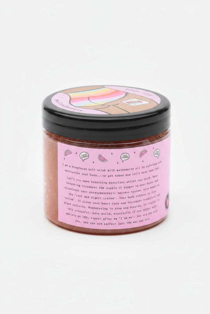 Shop Mallows Beauty Mallows Beauty Watermelon Pink Himalayan Body Scrub Beauty Kit for women – premium loungewear and festival fashion at Spoiled Brat