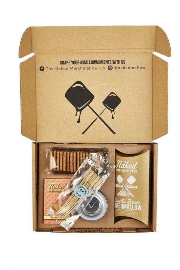 Marshmallow S'Mores Toasting Kit as seen on Mrs Hinch Gifts by Naked Marshmallow as seen on celebrities