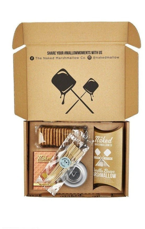 Marshmallow S'Mores Toasting Kit as seen on Mrs Hinch Gifts by Naked Marshmallow as seen on celebrities