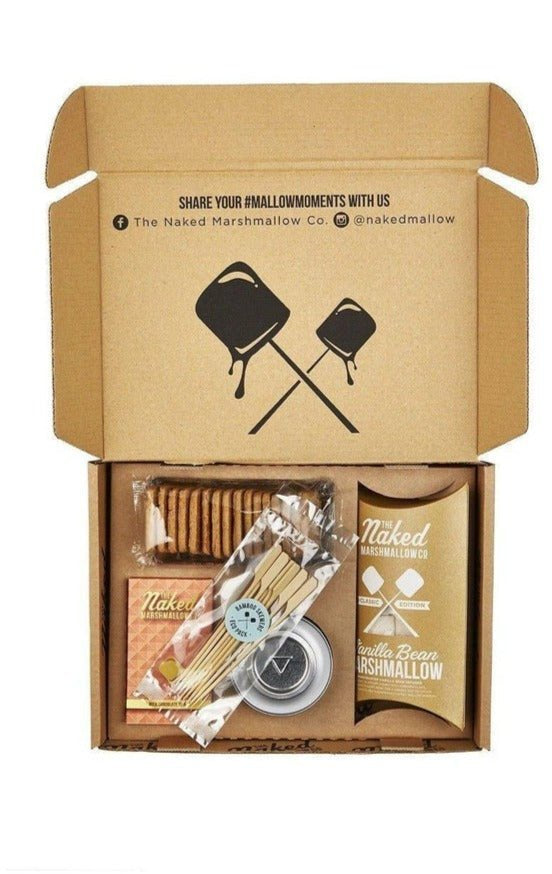 Marshmallow S'Mores Toasting Kit as seen on Mrs Hinch Gifts by Naked Marshmallow as seen on celebrities