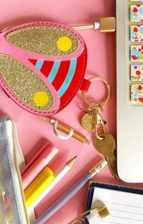 Packed Party Buzz Buzz Charging Cord Keyring Portable Charger by Packed Party as seen on celebrities