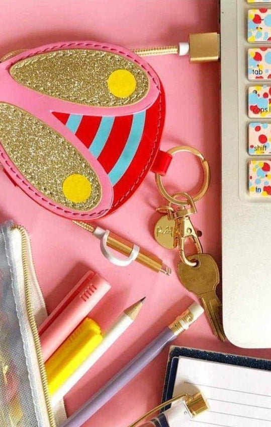 Packed Party Buzz Buzz Charging Cord Keyring Portable Charger by Packed Party as seen on celebrities