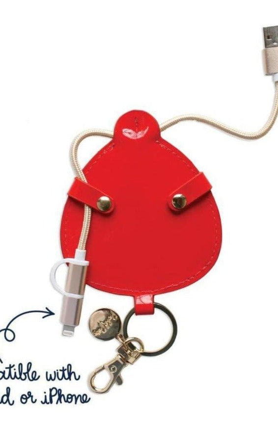 Packed Party Buzz Buzz Charging Cord Keyring Portable Charger by Packed Party as seen on celebrities