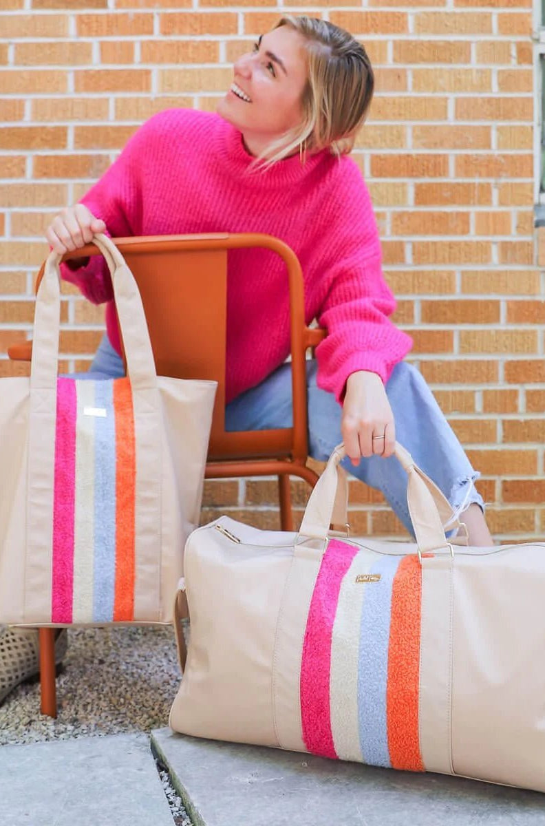 Packed Party Cozy Up Duffle Bag Tote Bag by Packed Party as seen on celebrities