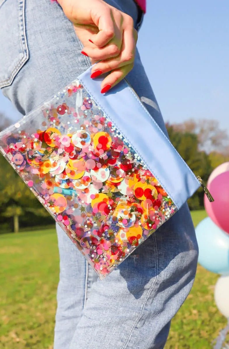 Shop Packed Party Packed Party Everyday's a Birthday Everything Pouch Bag Clutch Bag for women – premium loungewear and festival fashion at Spoiled Brat