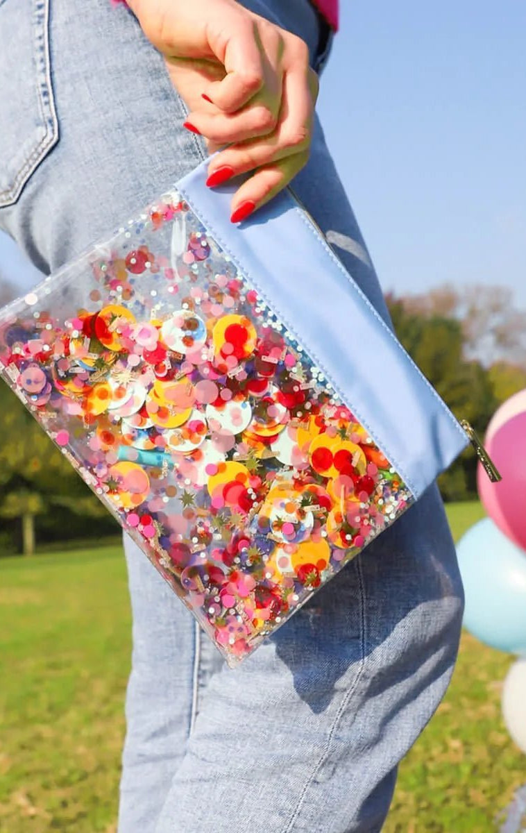 Shop Packed Party Packed Party Everyday's a Birthday Everything Pouch Bag Clutch Bag for women – premium loungewear and festival fashion at Spoiled Brat