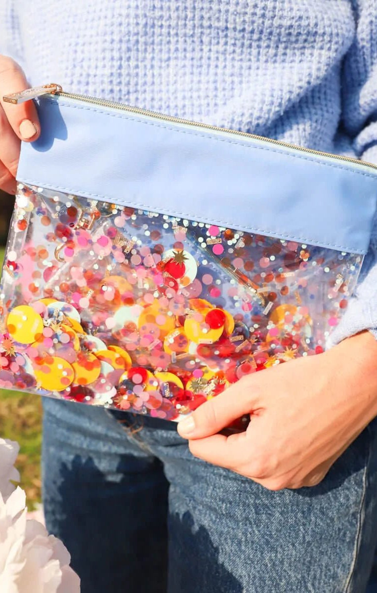 Packed Party Everyday's a Birthday Everything Pouch Bag Clutch Bag by Packed Party as seen on celebrities