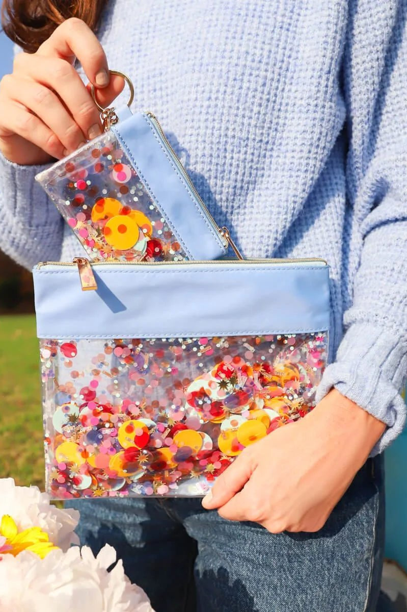 Packed Party Everyday's a Birthday Everything Pouch Bag Clutch Bag by Packed Party as seen on celebrities