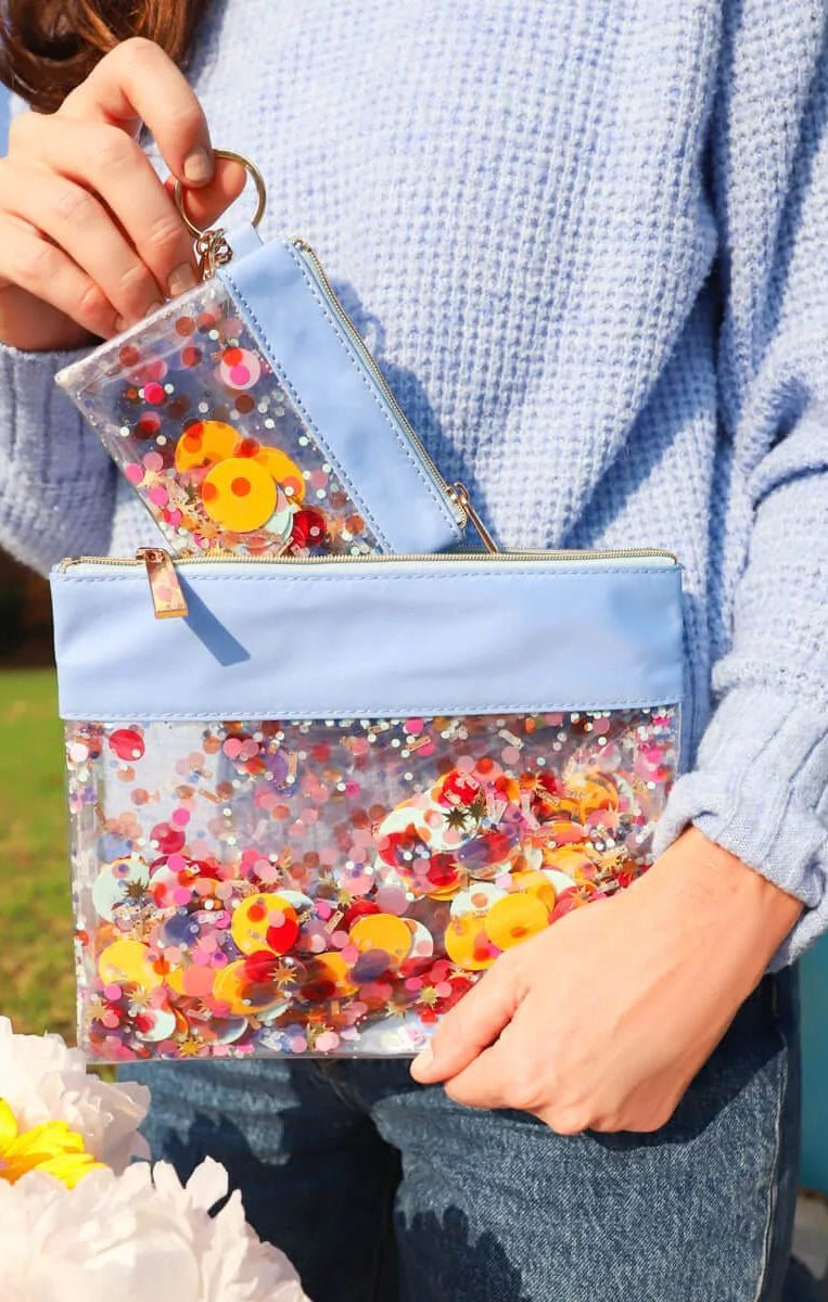 Packed Party Everyday's a Birthday Everything Pouch Bag Clutch Bag by Packed Party as seen on celebrities