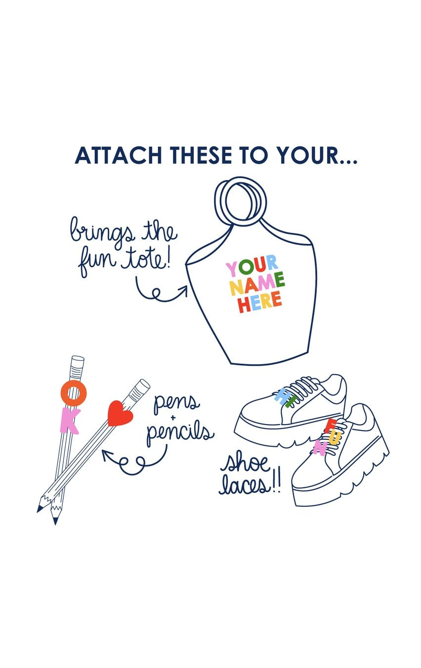 Packed Party Spell it Out Letter Attachments Charm by Packed Party as seen on celebrities