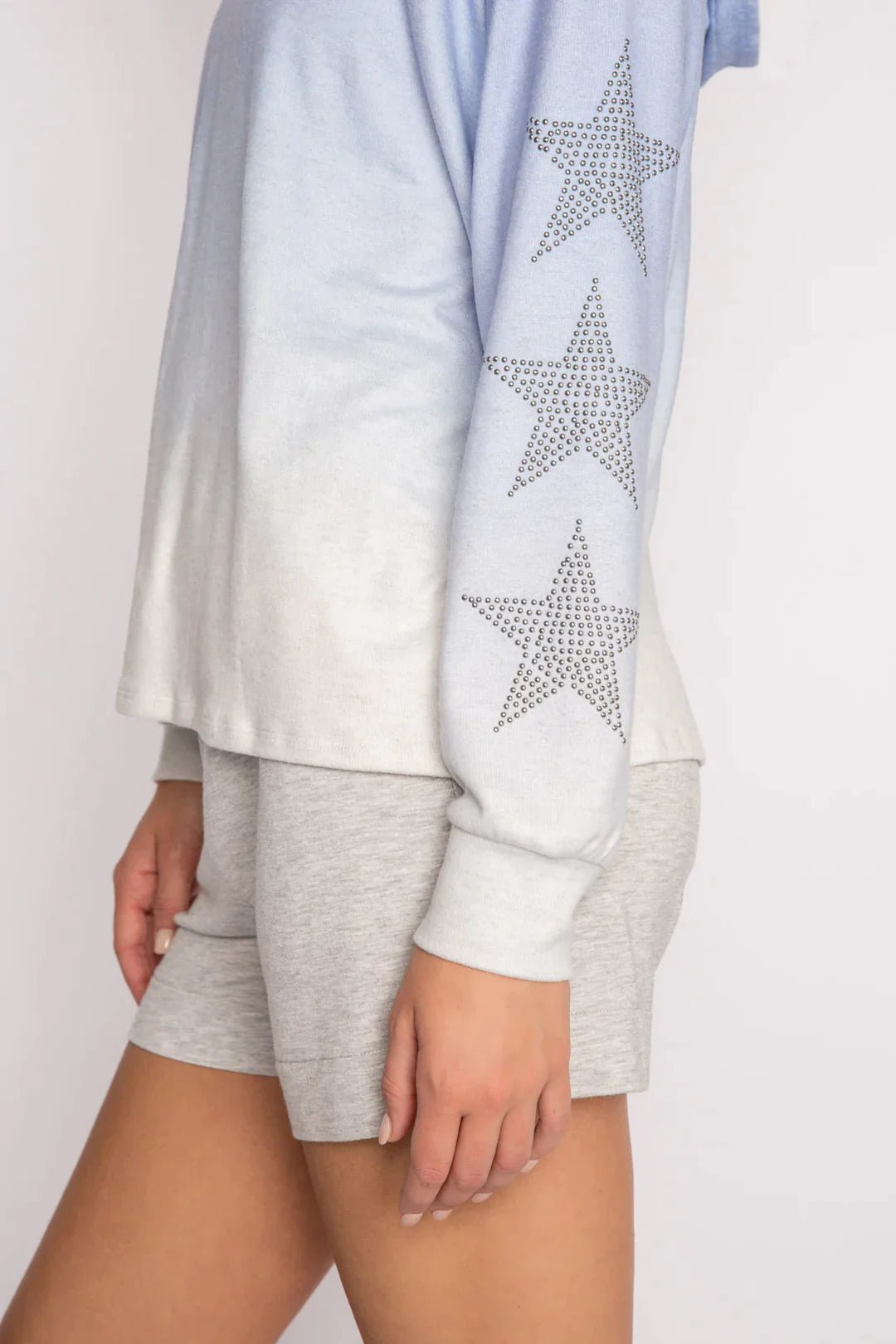 PJ Salvage Blue Ombre Goddess Star Hoodie - Spoiled Brat
