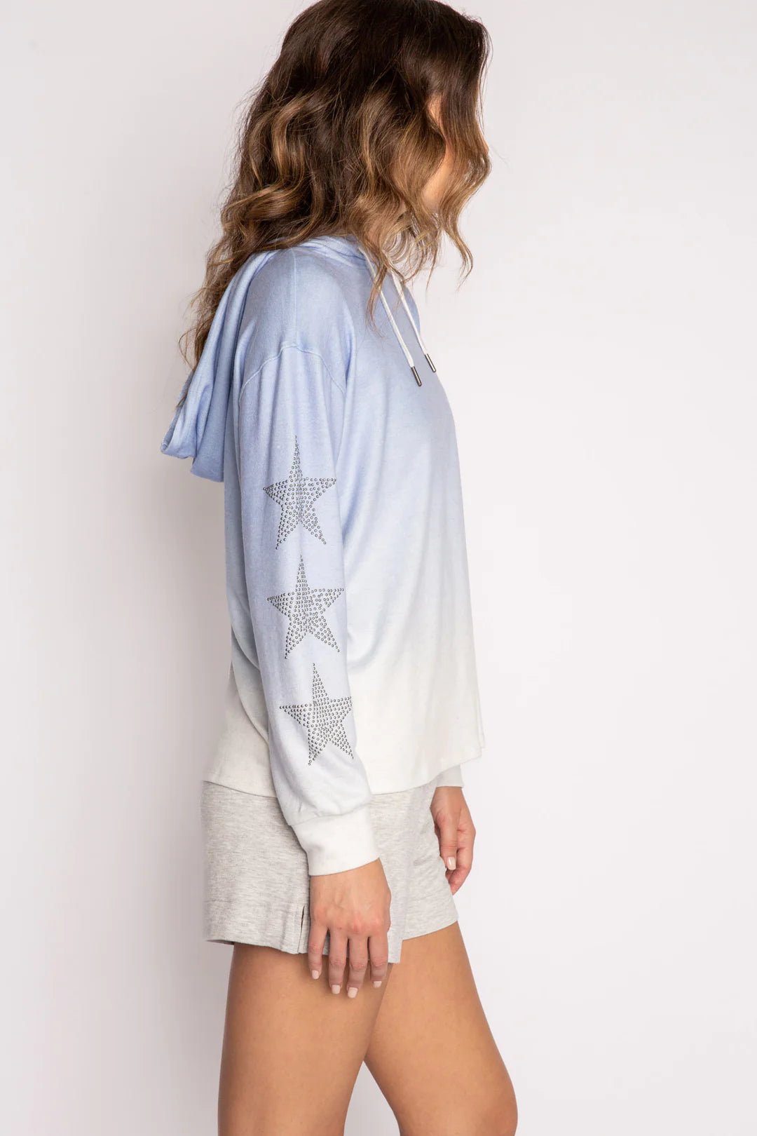 PJ Salvage Blue Ombre Goddess Star Hoodie - Spoiled Brat