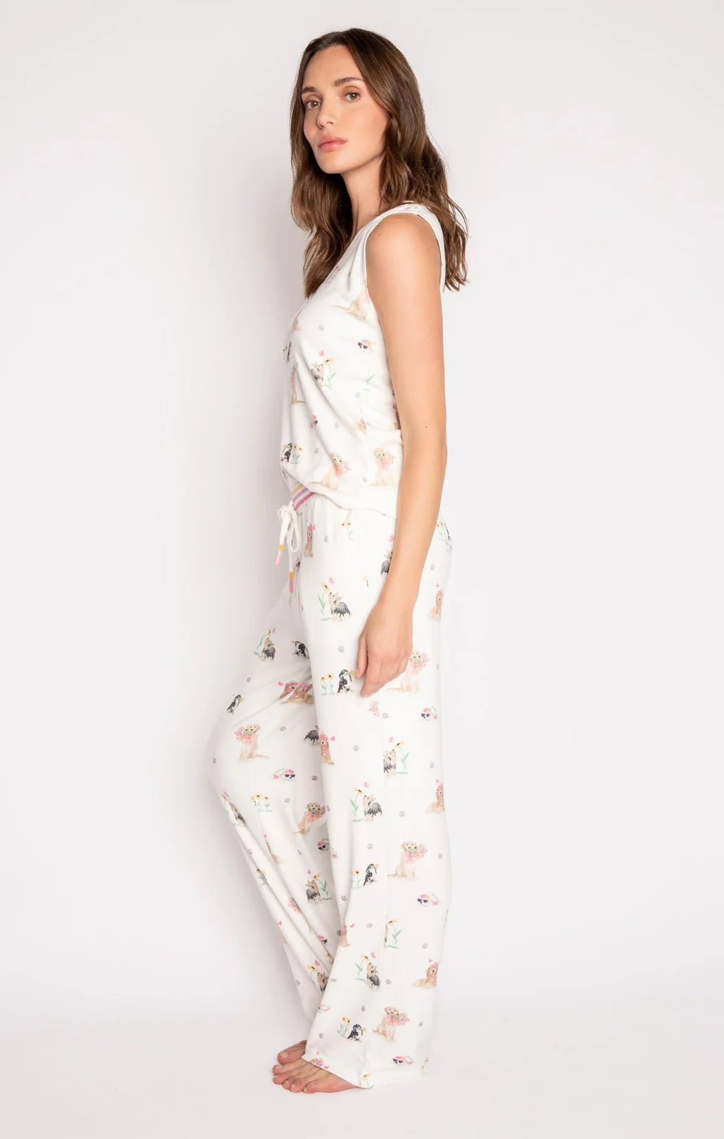 Shop PJ Salvage PJ Salvage Garden Party Lounge Pyjama Set Pyjamas for women – premium loungewear and festival fashion at Spoiled Brat