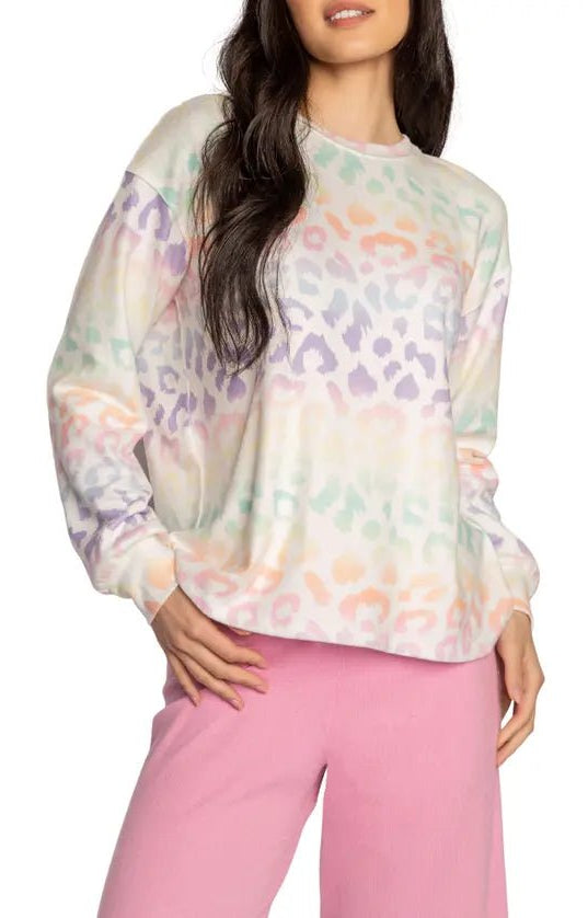 PJ Salvage Gradient Good Vibes Sweatshirt Sweater by PJ Salvage as seen on celebrities