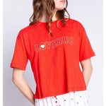 PJ Salvage Lovebug Red Cotton T-Shirt Pyjamas by PJ Salvage as seen on celebrities