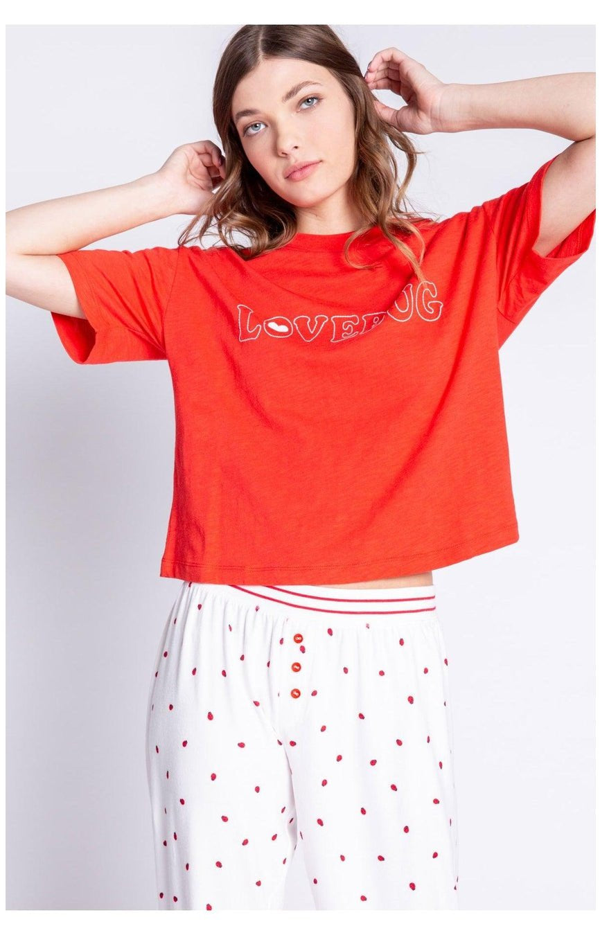 PJ Salvage Lovebug Red Cotton T-Shirt Pyjamas by PJ Salvage as seen on celebrities