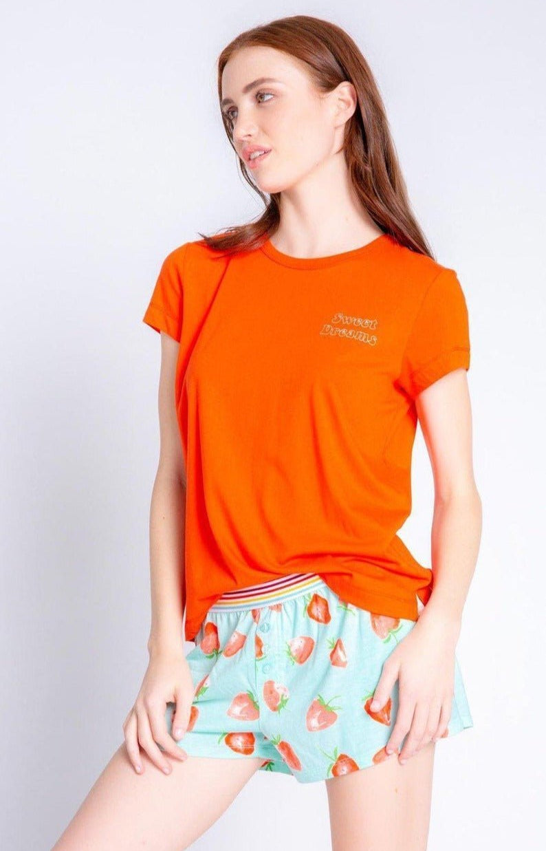 PJ Salvage Sweet Dreams Playful Print T-Shirt T-Shirt by PJ Salvage as seen on celebrities