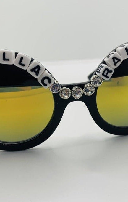 Rad & Refined Cadillac & Rainbows Statement Sunglasses Sunglasses by Rad and Refined as seen on celebrities