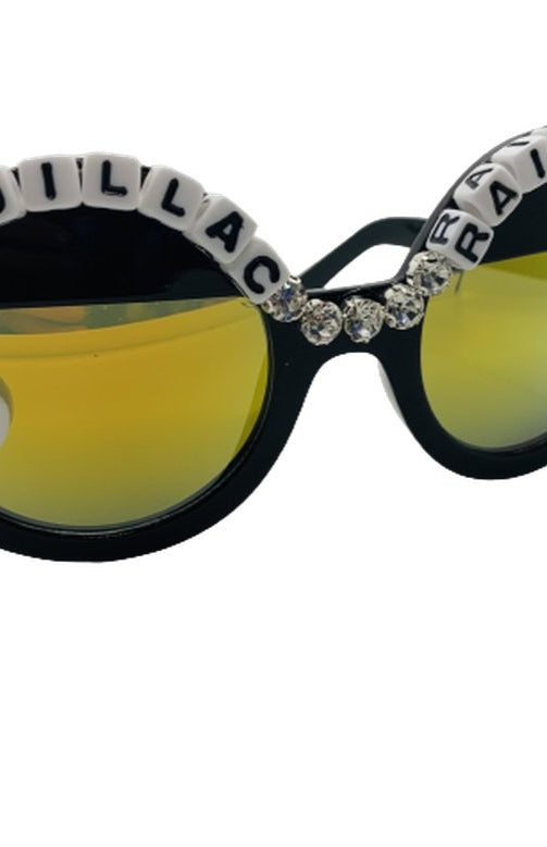 Rad & Refined Cadillac & Rainbows Statement Sunglasses Sunglasses by Rad and Refined as seen on celebrities